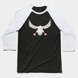 Cute albatross bird flying cartoon illustration Baseball T-Shirt